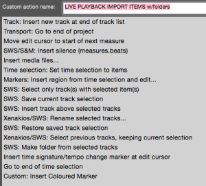 IMPORT ITEMS